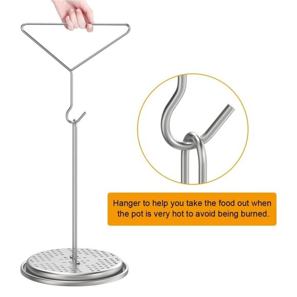 Stainless Steel Poultry Rack for Turkey and Chicken – Vertical Roasting Stand - Picture 4 of 6